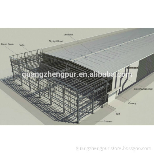 Turnkey construction design steel structure workshop warehouse building
